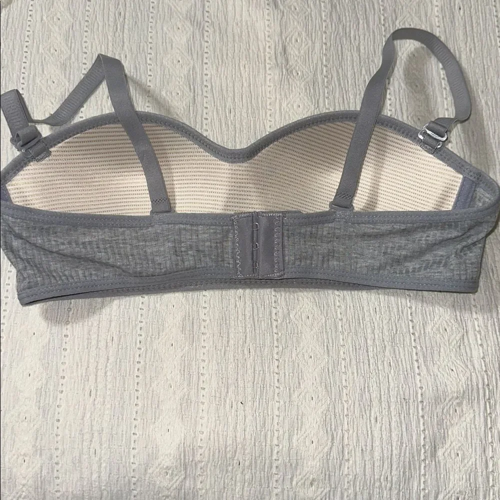 13Y Girl Set of 3 Convertible Padded Bras Black Gray Beige